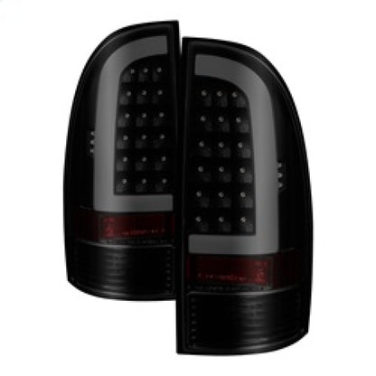 SPYDER xTune 05-15 Toyota Tacoma (Excl LED Tail Lights) LED Tail Lights - Blk Smk (ALT-ON-TT05-LBLED-BSM) 9038556 9038556 Photo - Primary