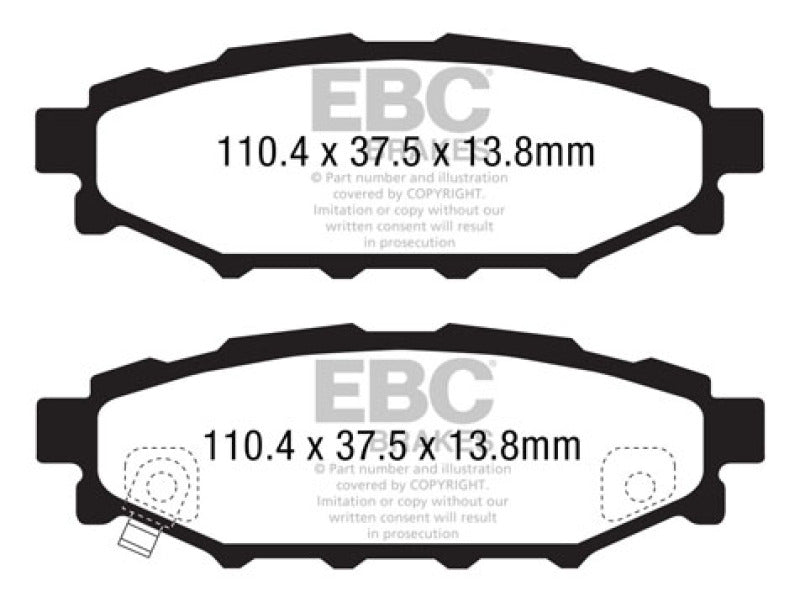 EBC Disc Brake Pad Set DP31584C Photo - Primary