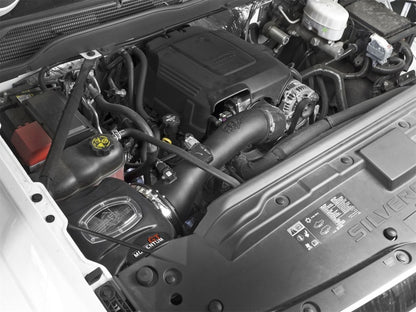 aFe Momentum GT Pro DRY S Cold Air Intake System: GM Silverado/Sierra 2500 51-74105 Photo - Mounted