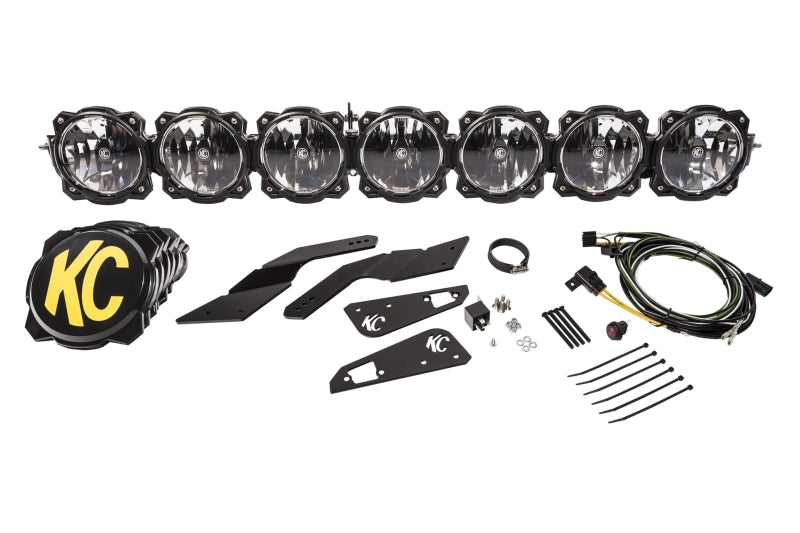 KC HiLiTES Can-Am X3 45in. Pro6 Gravity LED 7-Light 140w Combo Beam Overhead Light Bar System 91334 91334 Photo - Primary