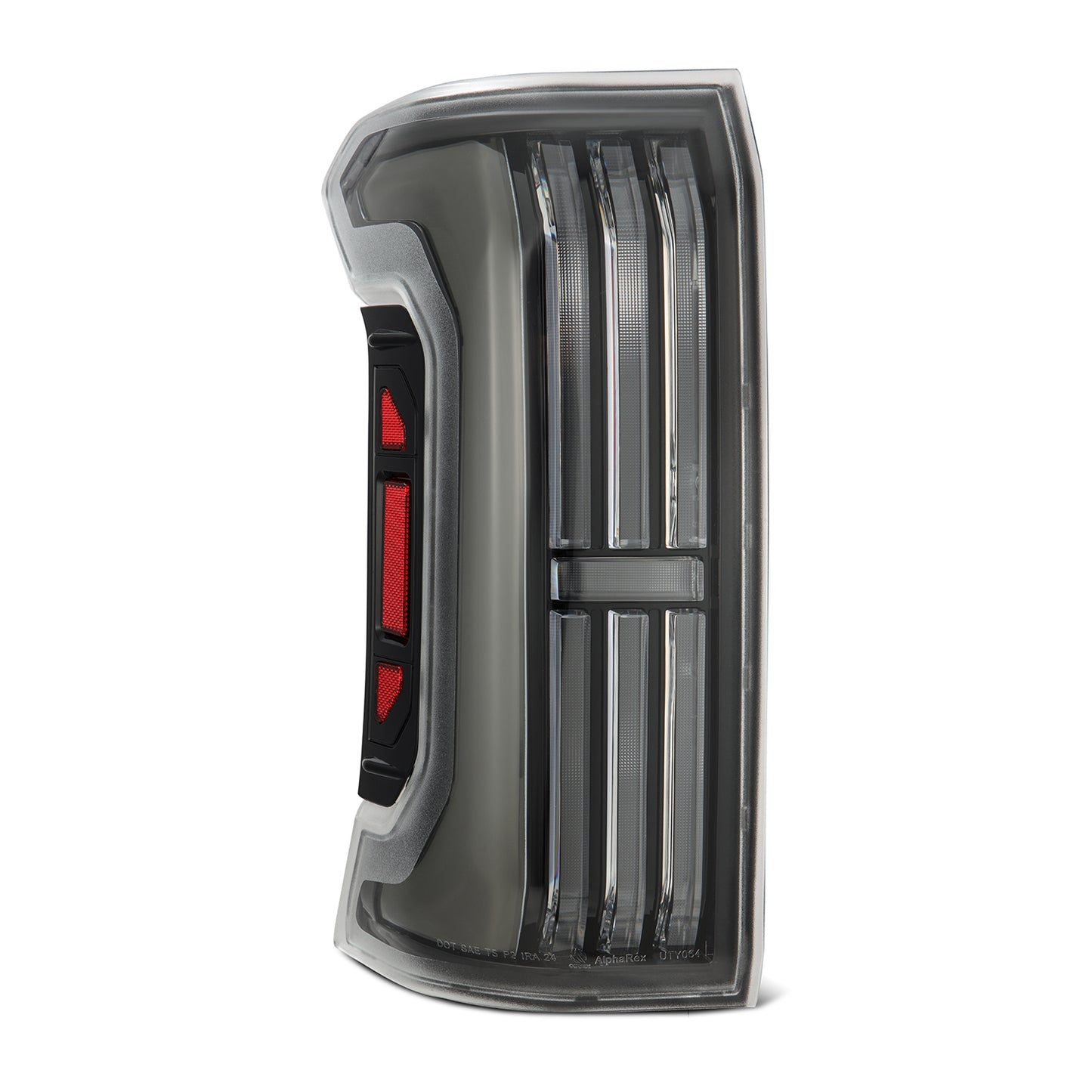 AlphaRex 24-25 Toyota Tacoma NOVA-Series LED Prismatic Tail Lights - Black 679020 *Discontinued