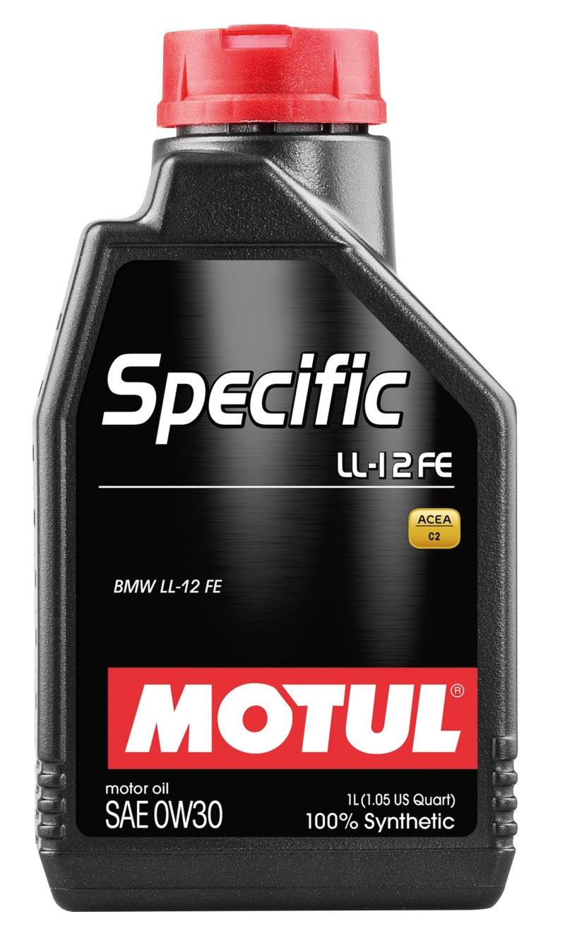 Motul 1L 100% Synthetic High Performance Engine Oil ACEA C2 BMW LL-12 FE+ 0W30 107301 107301 Photo - Primary