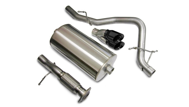 Corsa Performance 07-08 Chevrolet Tahoe 5.3L V8 Black Sport Cat-Back Exhaust 14207BLK Photo - Primary