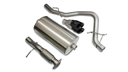 Corsa Performance 07-08 Chevrolet Tahoe 5.3L V8 Black Sport Cat-Back Exhaust 14207BLK Photo - Primary