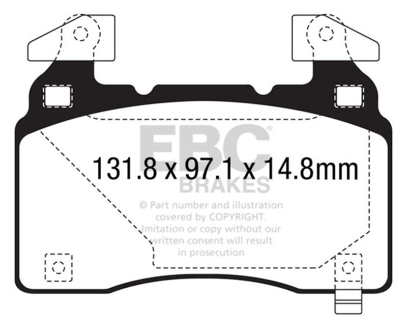 EBC Disc Brake Pad Set DP23028 Photo - Primary
