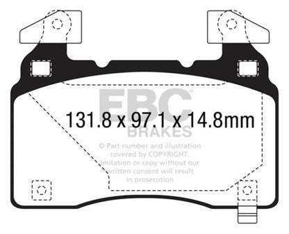 EBC Disc Brake Pad Set DP23028 Photo - Primary