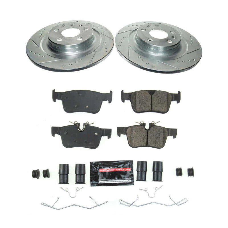 PowerStop Power Stop 18-21 Volvo XC60 Rear Z23 Evolution Brake Kit K8224 K8224 Photo - Primary