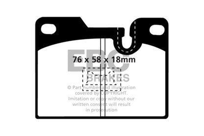 EBC Disc Brake Pad Set DP3346C Photo - Primary