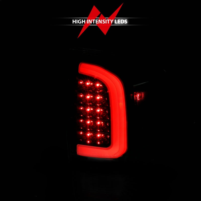 ANZO 16-21 Toyota Tacoma LED Tail Lights - w/ Light Bar Sequential Black Housing & Clear Lens 311400 311400 Photo - Unmounted