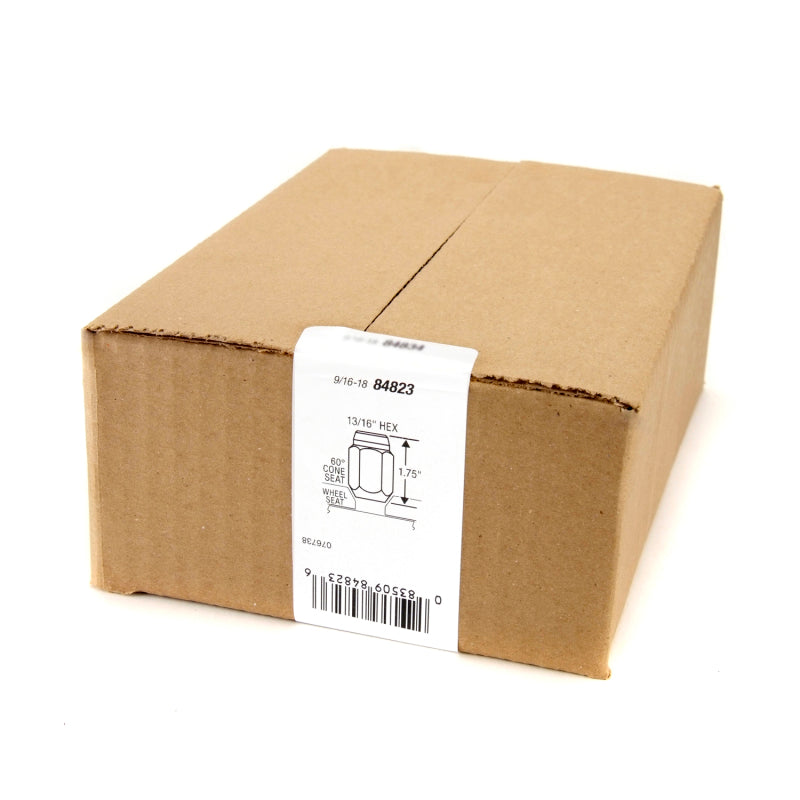 McGard 8 Lug Hex Install Kit w/Locks (Cone Seat Nut) 9/16-18 / 13/16 Hex / 1.75in. Length - Chrome 84823 84823 Photo - in package