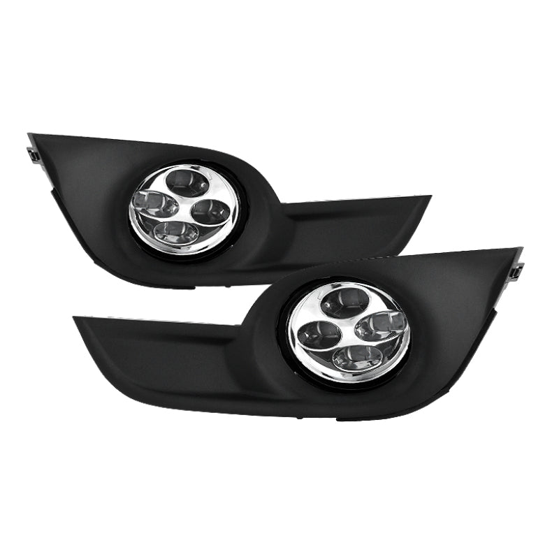 Spyder Nissan Altima 2013-2015 Sedan Daytime DRL LED Running Fog Lights w/Switch Clear FL-DRL-NA13-C 9031649 9031649 Photo - Primary