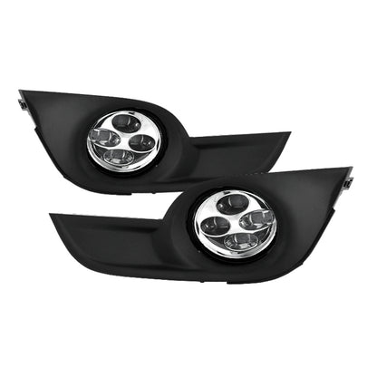 Spyder Nissan Altima 2013-2015 Sedan Daytime DRL LED Running Fog Lights w/Switch Clear FL-DRL-NA13-C 9031649 9031649 Photo - Primary