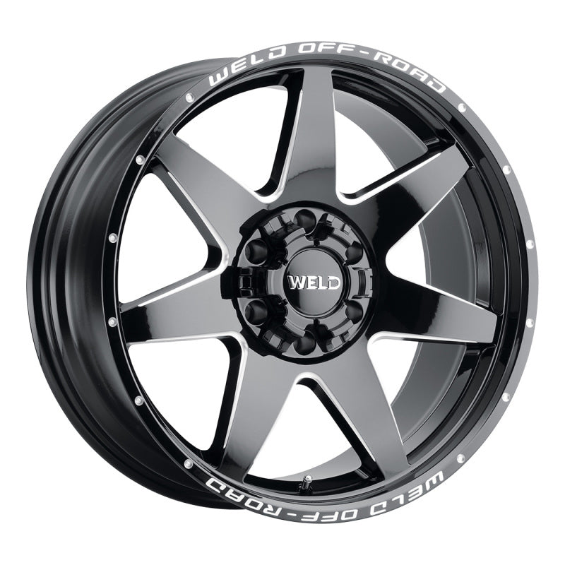 Weld Off-Road W109 20X10 Retaliate 5X139.7 5X150 ET-18 BS4.75 Gloss Black MIL 110.2 W10900070475 W10900070475 Photo - Primary