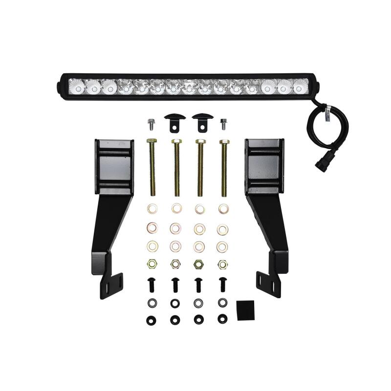 Westin 2020 Chevy Silverado 2500/3500 Ultimate LED Bull Bar - Textured Black 32-3995L 32-3995L Photo - Unmounted