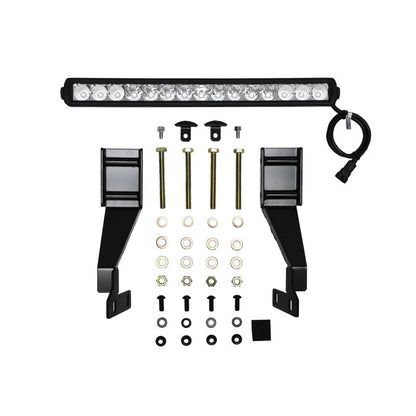 Westin 2020 Chevy Silverado 2500/3500 Ultimate LED Bull Bar - Textured Black 32-3995L 32-3995L Photo - Unmounted