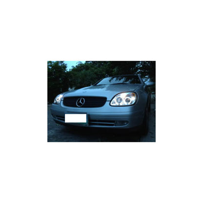 Spyder Mercedes Benz SLK 98-04 Projector Halogen Model- LED Halo Chrm PRO-YD-MBSLK98-1PC-HL-C 5011206 5011206 User 1