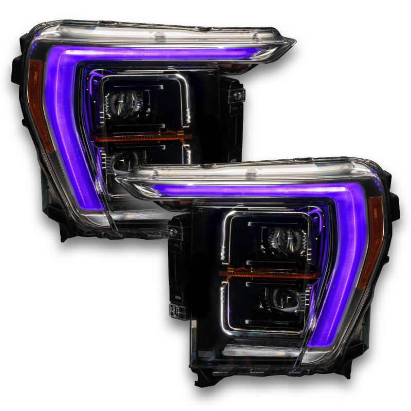 ORACLE Lighting Oracle 21-22 Ford F-150 ColorSHIFT RGB+W Headlight DRL Upgrade Kit w/ RF Controller 1460-330 1460-330 Photo - Unmounted