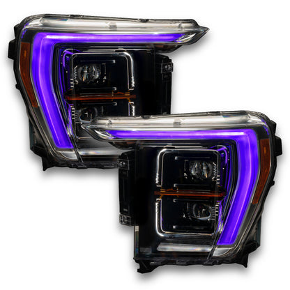 ORACLE Lighting Oracle 21-22 Ford F-150 ColorSHIFT RGB+W Headlight DRL Upgrade Kit w/ RF Controller 1460-330 1460-330 Photo - Unmounted