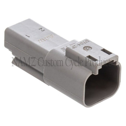 NAMZ Deutsch DT Series 2-Wire Receptacle & Wedgelock - Gray (HD 72122-94GY) DR-2G DR-2G Photo - Primary