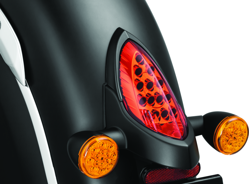 Kuryakyn Tail Light Trim Satin Black 5623 5623 User 1