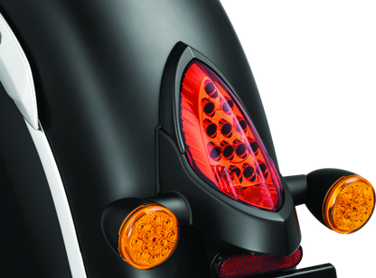 Kuryakyn Tail Light Trim Satin Black 5623 5623 User 1