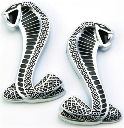 Ford Performance Parts Ford Racing 2007-2009 Mustang SVT Cobra Snake Fender Emblems M-1447-C Photo - Primary