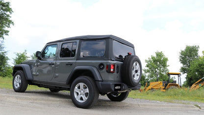 Corsa Performance Corsa 18+ Jeep Wrangler JL 2.5in Dual Rear Turn Down Exit Touring Axle 21015 Photo - Mounted