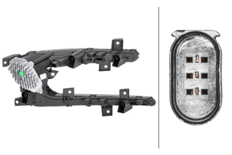 Hella 2015-2019 Volkswagen e-Golf Daytime Running Light Left 354843171 354843171 Photo - Primary