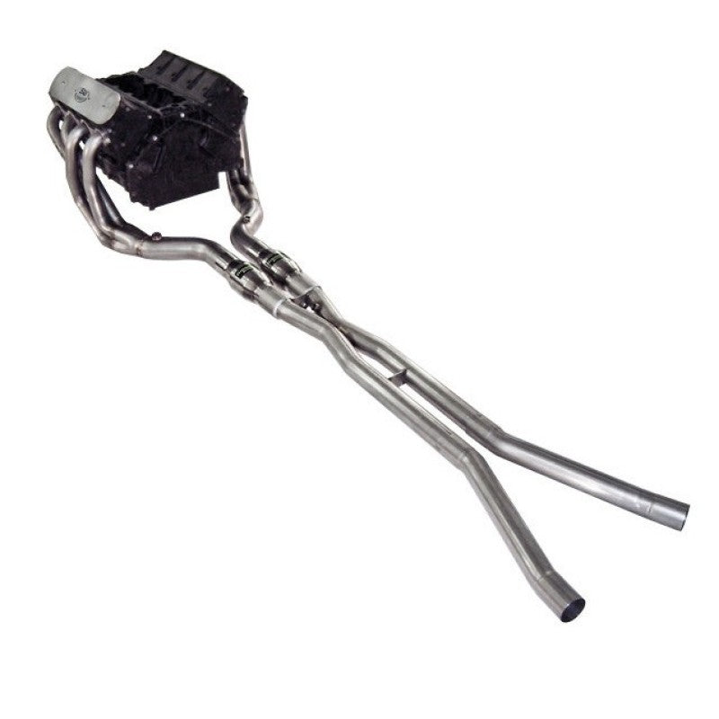 Stainless Works Chevy Corvette 2005-08 Headers 1-7/8in Primaries X-Pipe with Converters C605178HCAT C605178HCAT Photo - Primary