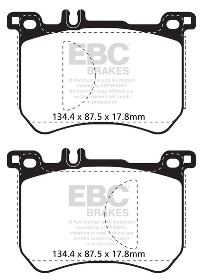 EBC Disc Brake Pad Set DP42179R Photo - Primary