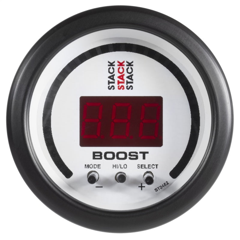 Autometer Stack 52mm -1 to +2 Bar (-30INHG to +30 PSI) Boost Controller - White ST3462 ST3462 User 2
