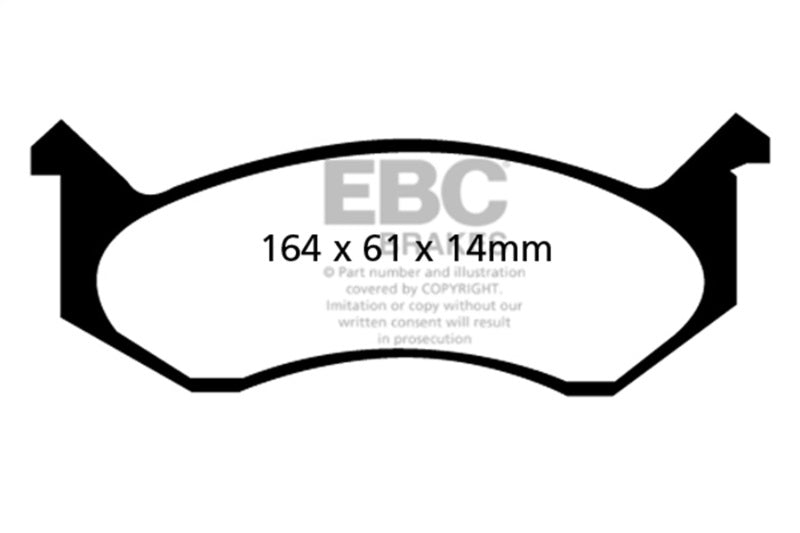 EBC Disc Brake Pad Set DP41277R Photo - Primary