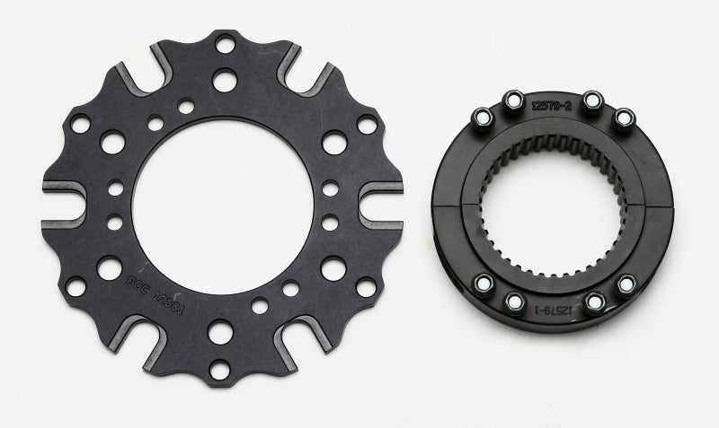 Wilwood Hub Kit-Splined Midget Axle Clamp-Dynamic 6 x 5.50 BC w/ T-Nuts (GEN II) 270-12634 270-12634 Photo - Primary