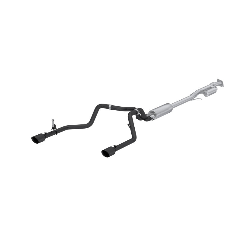 MBRP 2019+ Chevrolet Silverado 1500 / 2019+ GMC Sierra 1500 Alum. 3in Armor Black Cat-Back Exhaust S5021BLK S5021BLK Photo - Primary
