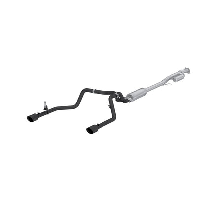 MBRP 2019+ Chevrolet Silverado 1500 / 2019+ GMC Sierra 1500 Alum. 3in Armor Black Cat-Back Exhaust S5021BLK S5021BLK Photo - Primary