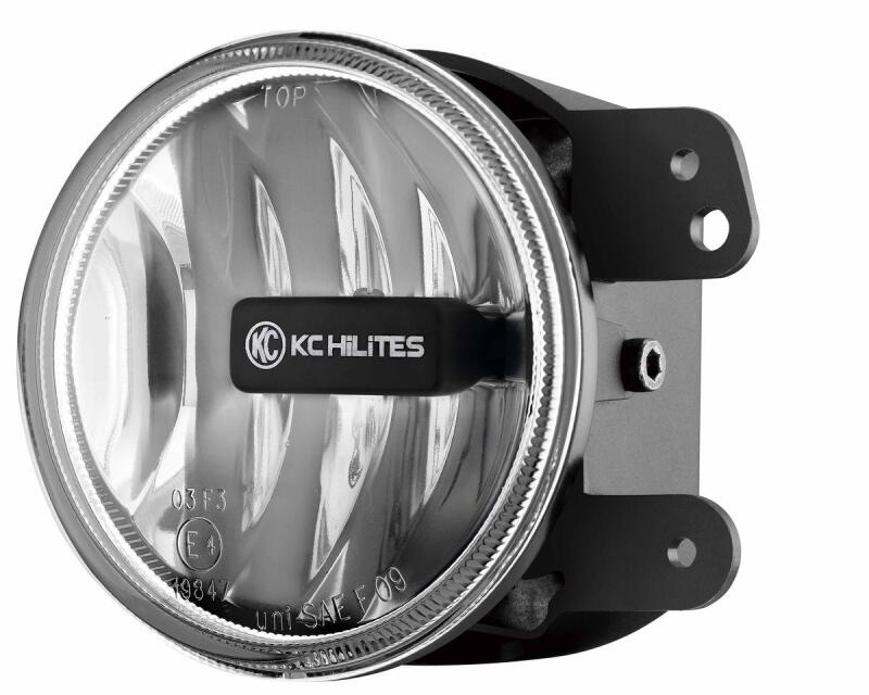KC HiLiTES 10-18 Jeep JK 4in. Gravity G4 LED Light 10w SAE/ECE Clear Fog Beam (Single) 1497 1497 User 1