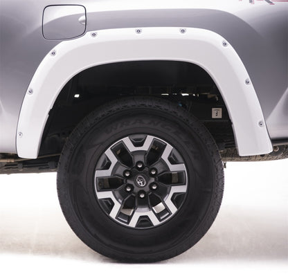 EGR 16+ Toyota Tacoma w/Mudflap Bolt-On Look Color Match Fender Flares - Set - Super White 795084-040 795084-040 Photo - lifestyle view