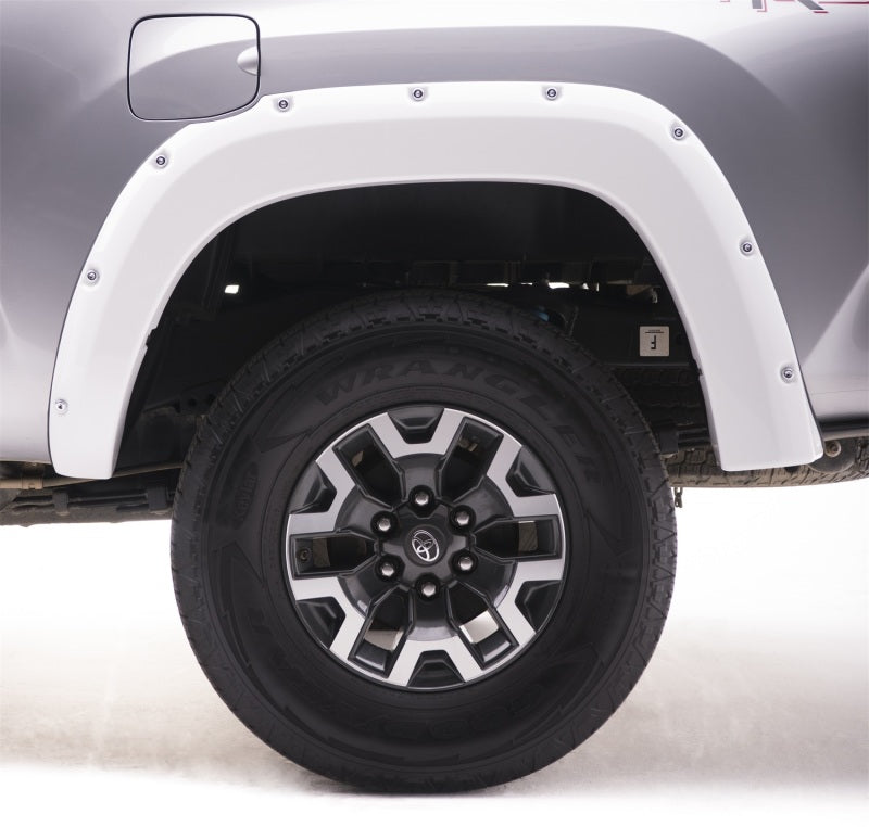 EGR 16+ Toyota Tacoma w/Mudflap Bolt-On Look Color Match Fender Flares - Set - Super White 795084-040 795084-040 Photo - lifestyle view