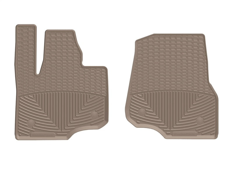 WeatherTech WT Rubber Mats - Front - Tan Floor Mats Floor Mats - Rubber main image