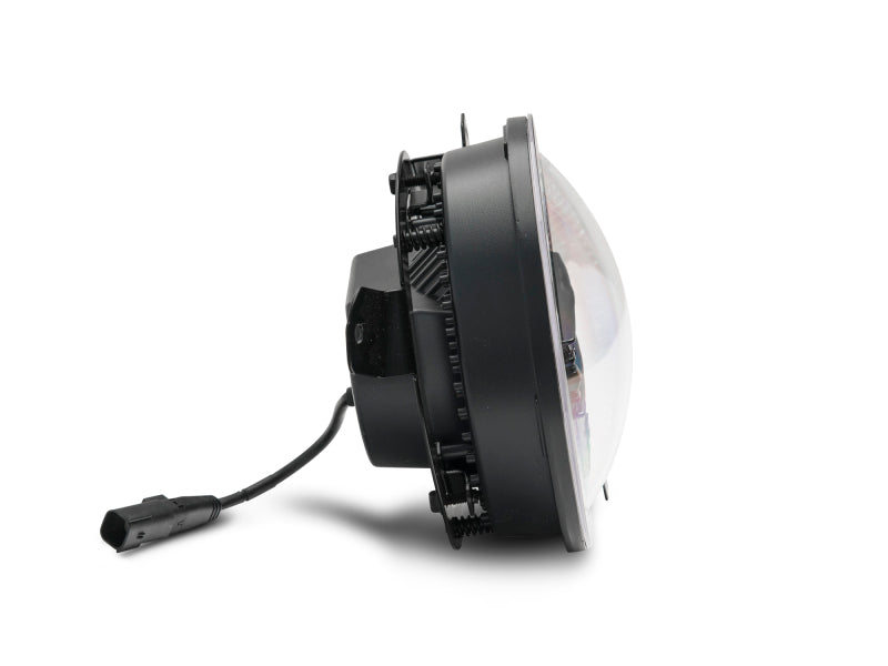 Raxiom 18-22 Jeep Wrangler JL/JT Axial Series LED Headlights- Black Housing (Clear Lens) J133763 J133763 Photo - Close Up