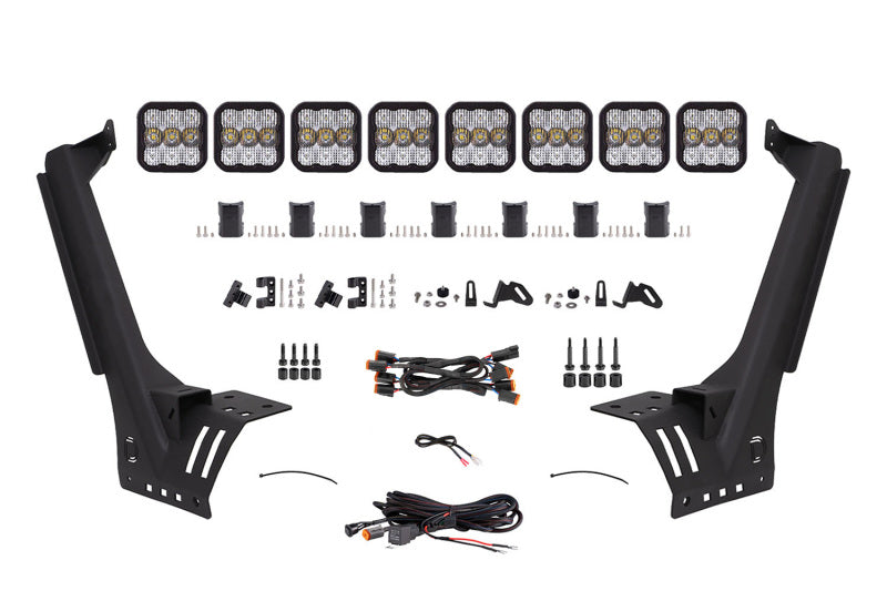 Diode Dynamics Jeep JL SS5 Sport CrossLink Windshield - White Combo Lightbar Kit DD6821 DD6821 Photo - Primary