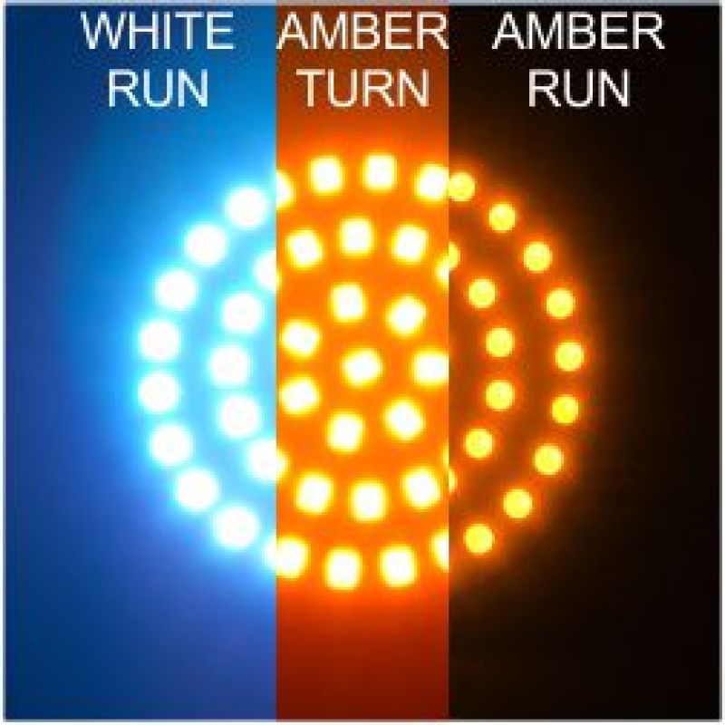 Letric Lighting Cvo Std Switchback Wht/Amb/Run LLC-BJSWAA LLC-BJSWAA Photo - Primary