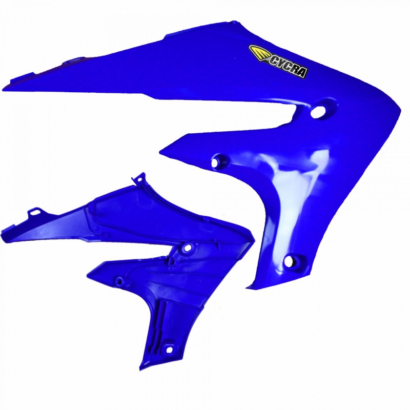 Cycra 20-24 Yamaha WR250F Powerflow Radiator Shrouds OEM Blue 1CYC-1784-62