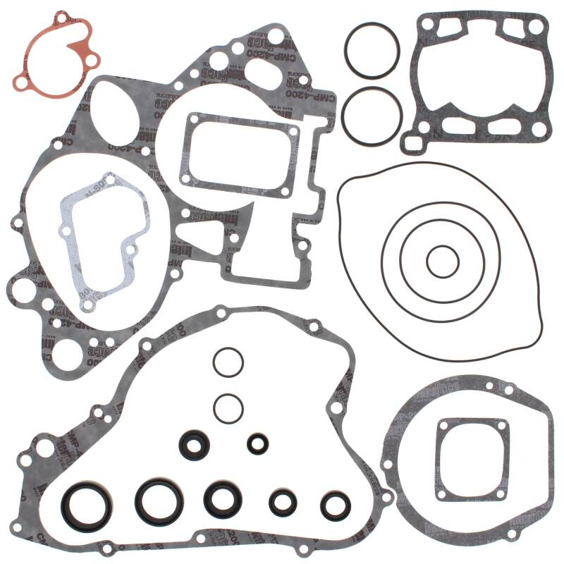 Vertex Pistons Vertex Gaskets 92-97 Suzuki RM125 Complete Gasket Kit w/ Oil Seals 811547 811547 Photo - Primary