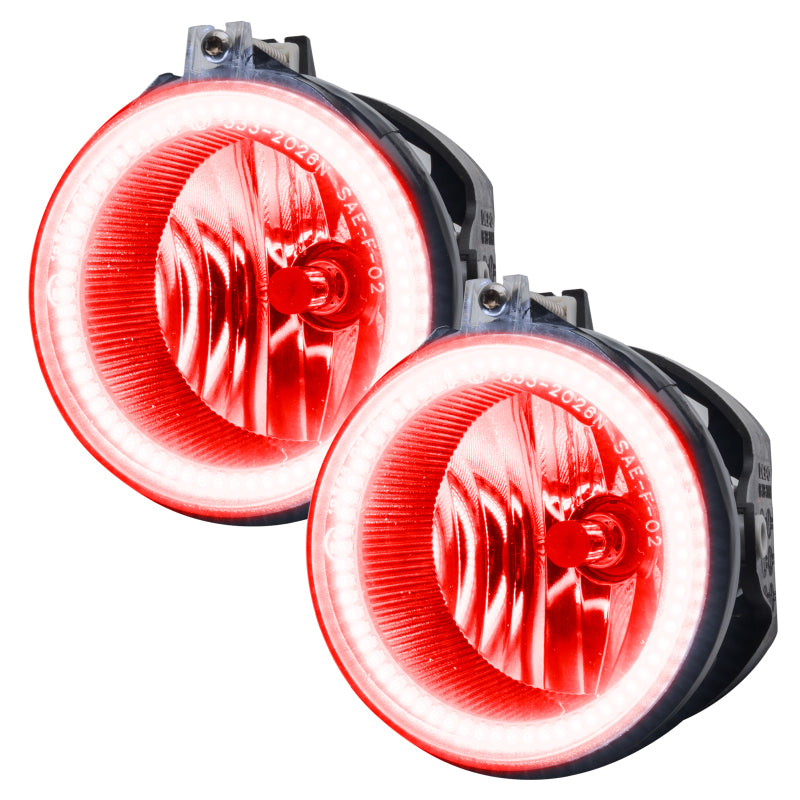 ORACLE Lighting Oracle Dodge Challenger 08-14 LED Waterproof Fog Halo Kit - Red 1253-003 1253-003 Photo - Primary