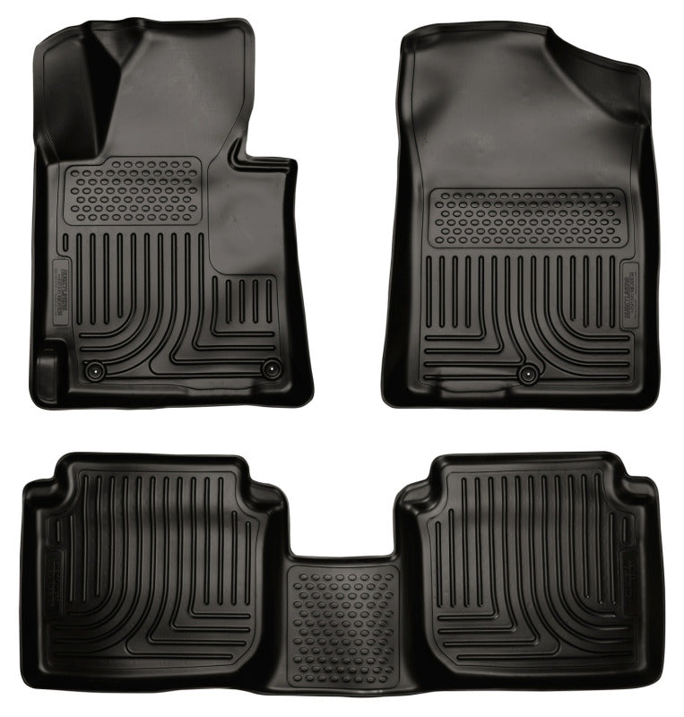 Husky Liners 2011 Hyundai Elantra WeatherBeater Combo Black Floor Liners (3pc) 98891 Photo - Primary