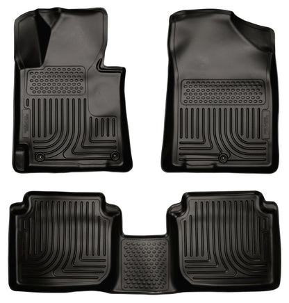 Husky Liners 2011 Hyundai Elantra WeatherBeater Combo Black Floor Liners (3pc) 98891 Photo - Primary