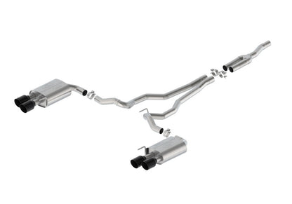 Ford Racing 2024 Mustang 2.3L Extreme Non-Active Cat-Back Exhaust w/GT Valance - Black Tip M-5200-M2EBV M-5200-M2EBV Photo - Primary