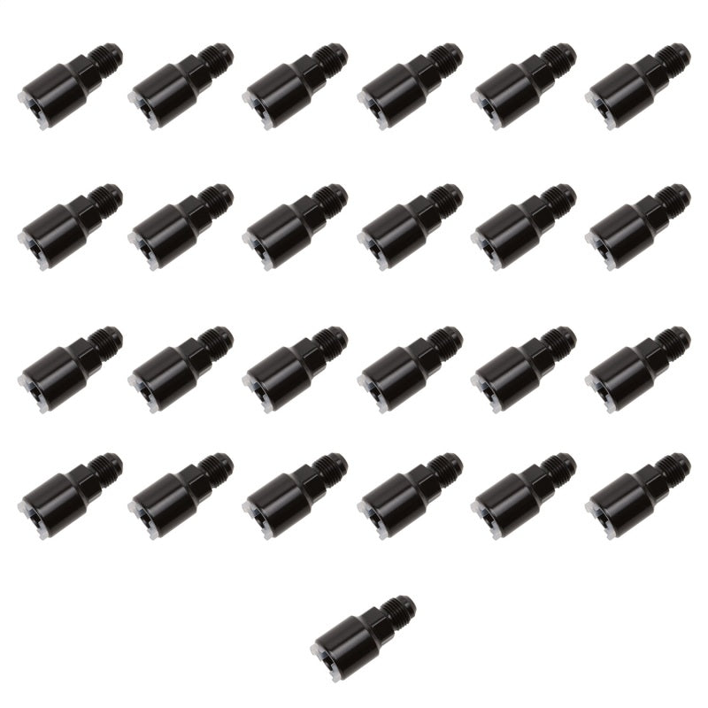 Russell Performance -6 AN male to 3/8in SAE quick-disconnect female (Black 25pc) 640857 640857 Photo - Primary