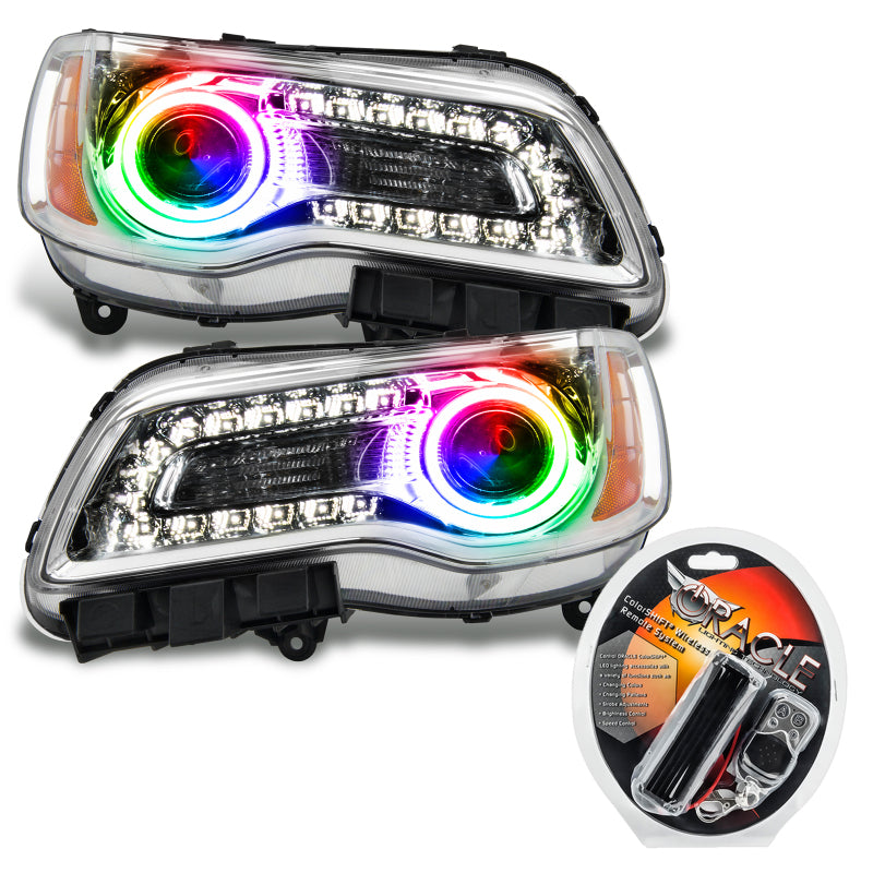 ORACLE Lighting Oracle 11-14 Chrysler 300C SMD HL - Chrome - NON HID - ColorSHIFT 7728-330 7728-330 Photo - Primary